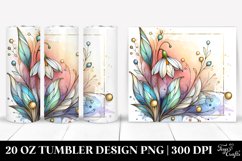 Stained Snowdrop | 20 oz Tumbler Product Image 1