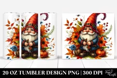 Vibrant Autumn Gnome | 20 oz Tumbler Product Image 1