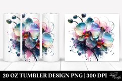 Vibrant Colorful Orchid | 20 Oz Tumbler Product Image 1