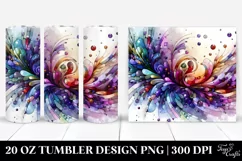 Colorful Stained Violet | 20 oz Tumbler Product Image 1