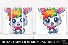 Colorful Crazy Baby Bunny | 20 Oz Tumbler Product Image 1