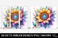 Pastel Sunflower | 20 oz Tumbler Product Image 1