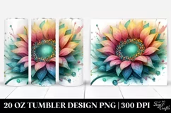 Detailed Vibrant Pastel Sunflower Transparent Material | 20 Product Image 1