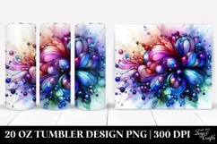 Colorful Stained Violet | 20 oz Tumbler Product Image 1