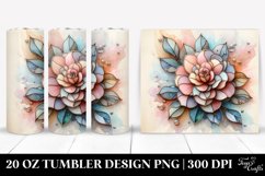 Stained Camellia | 20 oz Tumbler Product Image 1