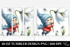 Cute Floating Baby Gnome | 20 Oz Tumbler Product Image 1