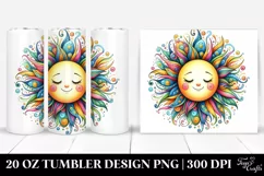 Colorful Whimsical Sun | 20 Oz Tumbler Product Image 1