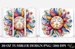 Colorful Whimsical Sun | 20 Oz Tumbler Product Image 1
