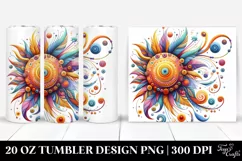 Colorful Whimsical Sun | 20 Oz Tumbler Product Image 1