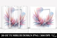 Heather Watercolor Splash 20 Oz Tumbler Product Image 1