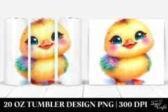 Vibrant Baby Duckling | 20 Oz Tumbler Product Image 1
