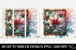 Wooden Magnolia Tumbler Product Image 1
