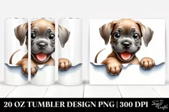 Cute Funny Great Dane Baby | 20 Oz Tumbler Product Image 1