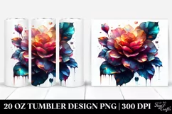 Shiny Begonia Material | 20 Oz Tumbler Product Image 1
