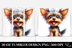 Cute Funny Yorkshire Terrier | 20 Oz Tumbler Product Image 1