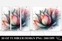 Abstract 3D Pastel Tulip | 20 oz Tumbler Product Image 1