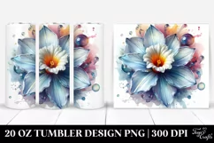 Detailed Glossy Narcissus -like Material | 20 Oz Tumbler Product Image 1