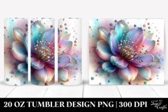 Abstract Vibrant Pastel Shiny Anemone Material | 20 oz Product Image 1