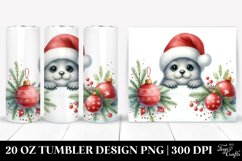 Christmas PNG 20 Oz Tumbler Design Product Image 1