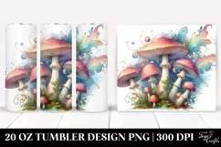 Magical Mushroom Pastel | 20 Oz Tumbler Product Image 1