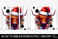 Christmas PNG 20 Oz Tumbler Design Product Image 1