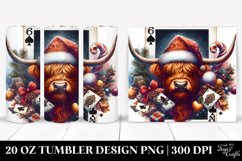 Christmas PNG 20 Oz Tumbler Design Product Image 1