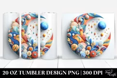 Colorful Whimsical Moon | 20 Oz Tumbler Product Image 1