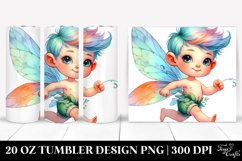 Modest Cute Fairy Watercolor 20 Oz Tumbler Product Image 1