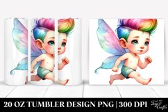Modest Cute Fairy Watercolor 20 Oz Tumbler Product Image 1