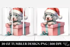 Enthusiastic Weimaraner, High-Res 20 Oz Tumbler Product Image 1
