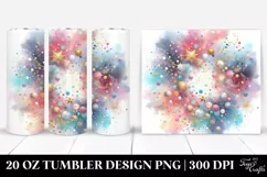 Colorful Glittery Background | 20 Oz Tumbler Product Image 1
