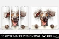 Funny Weimaraner Peek | 20 Oz Tumbler Product Image 1