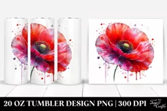 Shiny Poppy | 20 Oz Tumbler Product Image 1