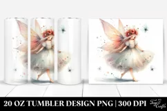 Whimsical Washed Fairy | 20 Oz Tumbler Product Image 1