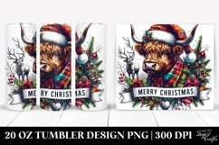Christmas PNG 20 Oz Tumbler Design Product Image 1