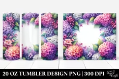 Colorful Tulip Frame | 20 oz Tumbler Product Image 1