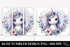 Pastel Baby Unicorn Tumbler | 20 Oz Product Image 1