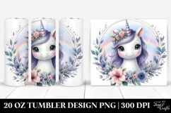 Pastel Baby Unicorn Tumbler | 20 Oz Product Image 1
