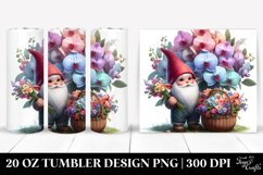 Detailed Orchid Bouquet Tumbler | 20 Oz Product Image 1