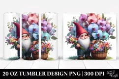 Detailed Orchid Bouquet Tumbler | 20 Oz Product Image 1