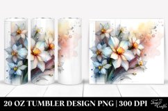 Metallic Narcissus Splash | 20 oz Tumbler Product Image 1