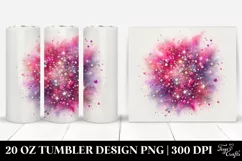 Colorful Magenta Background | 20 oz Tumbler Product Image 1