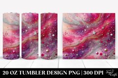 Colorful Magenta Glittery Background | 20 Oz Tumbler Product Image 1