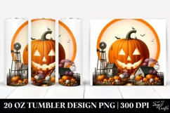 Digital Painting JACK-O'-LANTERN | 20 oz Tumbler Product Image 1