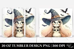 Retro Quirky Witch Cat | 20 oz Tumbler Product Image 1