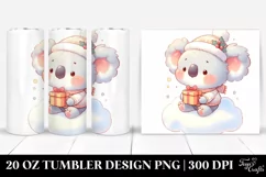 Cute Baby Koala Painting | 20 oz Tumbler Product Image 1