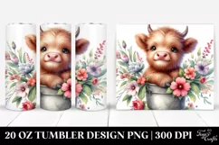Cute Baby Cow | 20 oz Tumbler Product Image 1