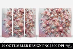 Colorful Pinkish Background | 20 oz Tumbler Product Image 1