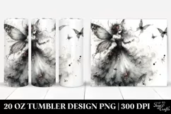 Gothic Fairy Portrait | 20 oz Tumbler Product Image 1