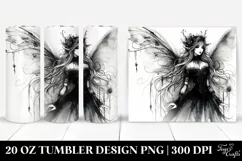 Gothic Fairy Silhouette | 20 oz Tumbler Product Image 1